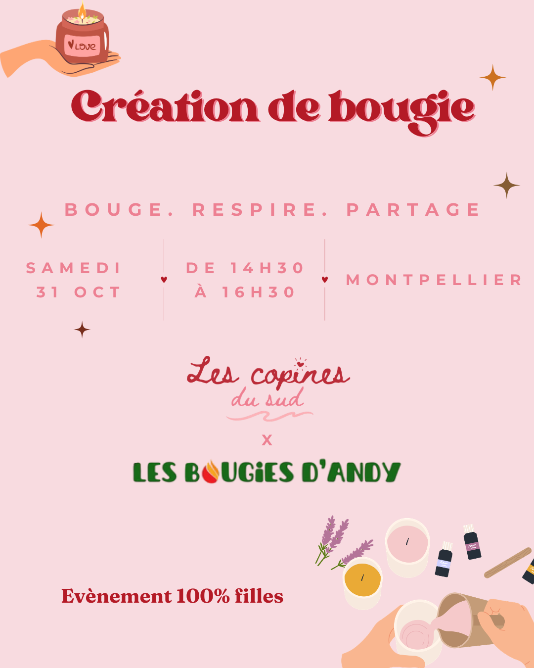 CRÉATION DE BOUGIE - MONTPELLIER