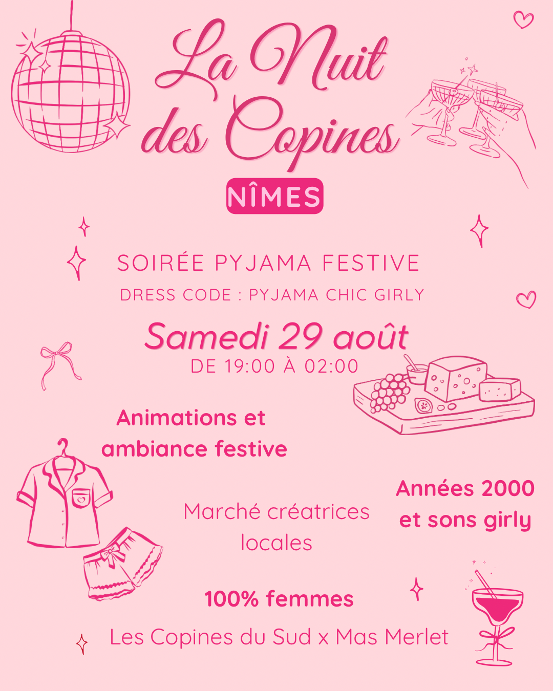 LA NUIT DES COPINES - SECONDE EDITION 🪩🎀💿