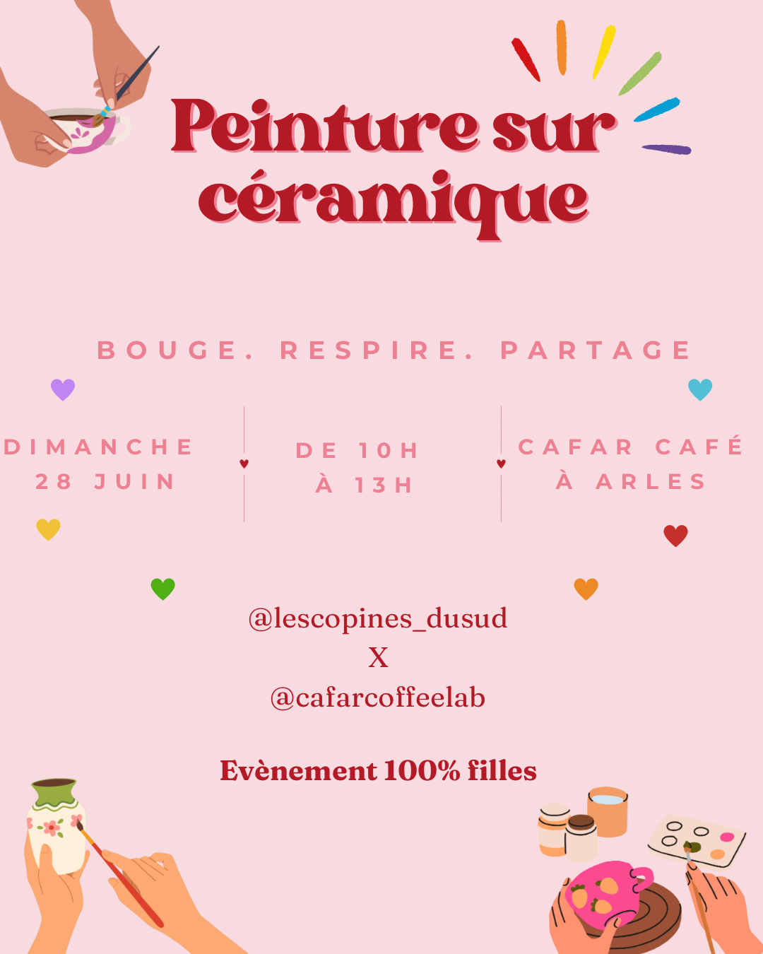 PEINTURE SUR CÉRAMIQUE - ARLES