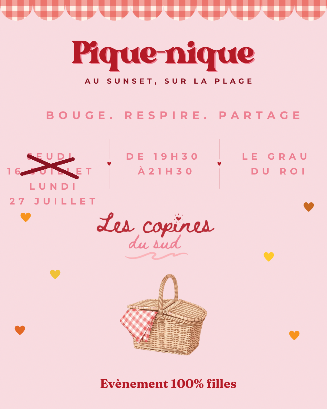Pique nique à la plage