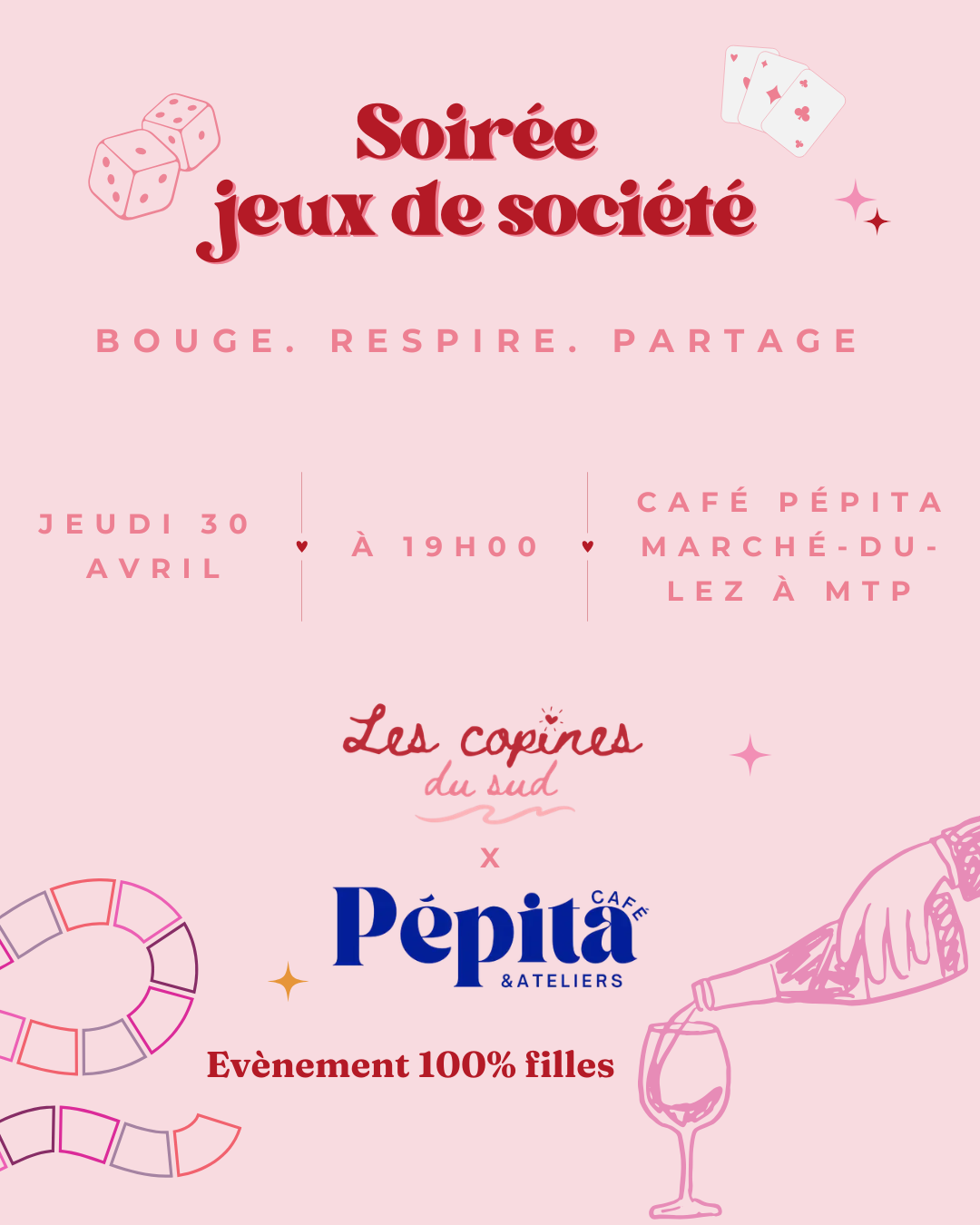 SOIRÉE JEUX DE SOCIÉTÉ - MONTPELLIER