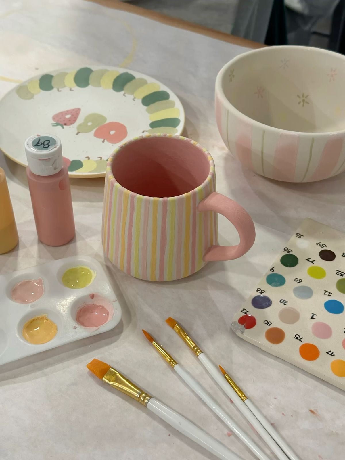 PEINTURE SUR CÉRAMIQUE